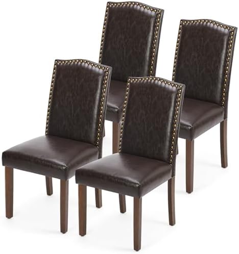 Adirondack Chair Wood - مجموعة من 4 كراسي طعام، كراسي