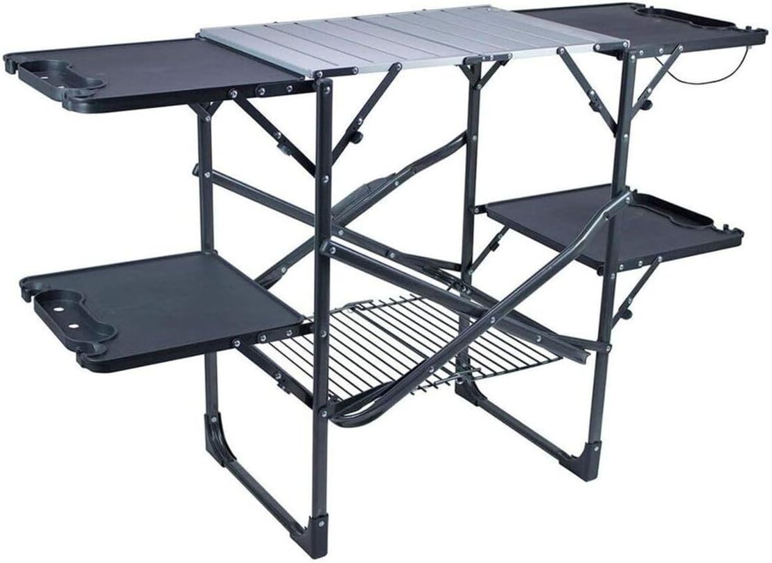 Folding Picnic Table - طاولة مطبخ محمولة قابلة للطي مع