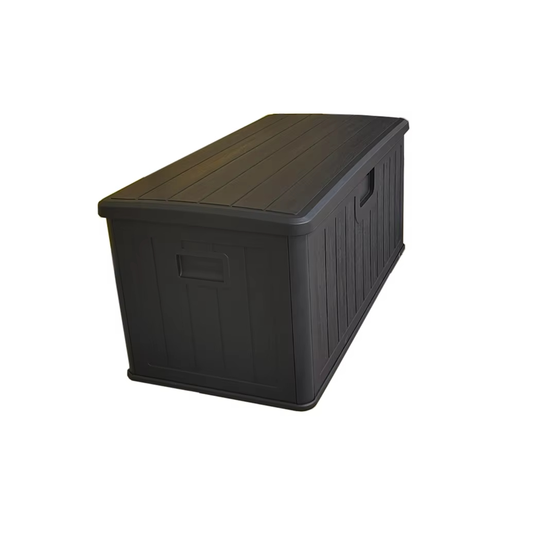 Outdoor Furniture Weatherproof - صندوق تخزين خارجي كبير الحجم سعة