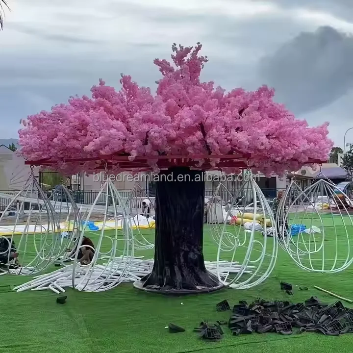 Garden Swing Chair - كرسي أرجوحة دوار بـ 8 مقاعد