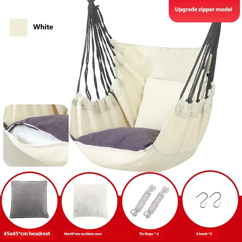 Garden Swing Chair - كرسي أرجوحة قماشي مع وسادة للاستخدام
