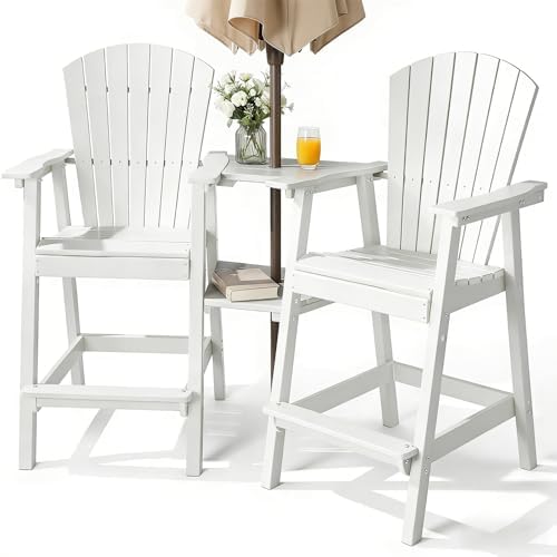 Adirondack Chair Wood - مجموعة من كرسيين أديرونداك طويلين، كراسي