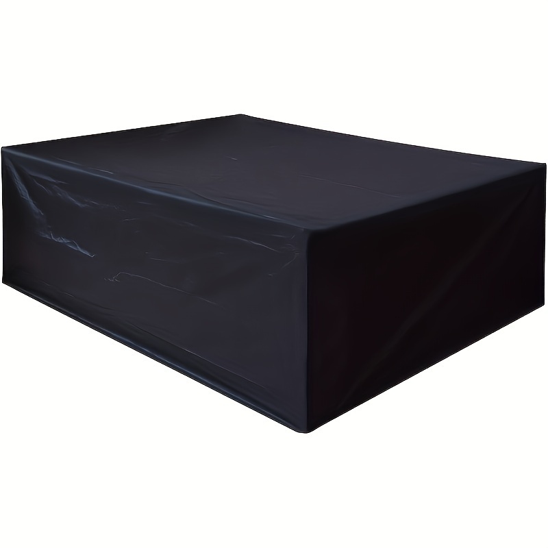 Outdoor Furniture With Covers - غطاء أثاث خارجي أسود، غطاء طاولة