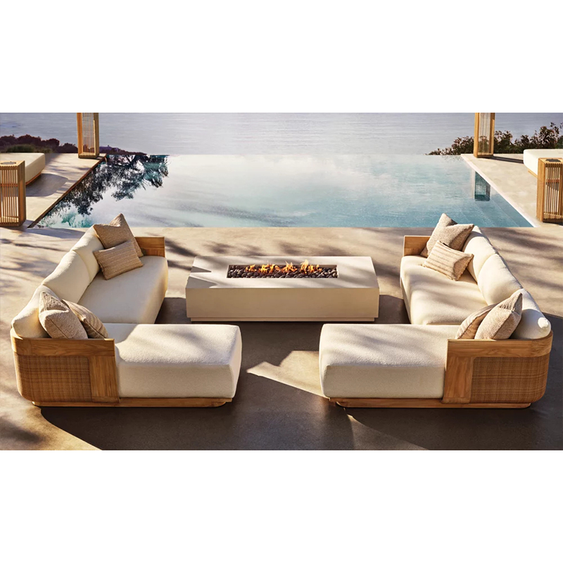Outdoor Furniture Lounge - أثاث الحدائق الفاخر تصميم صالة الفناء
