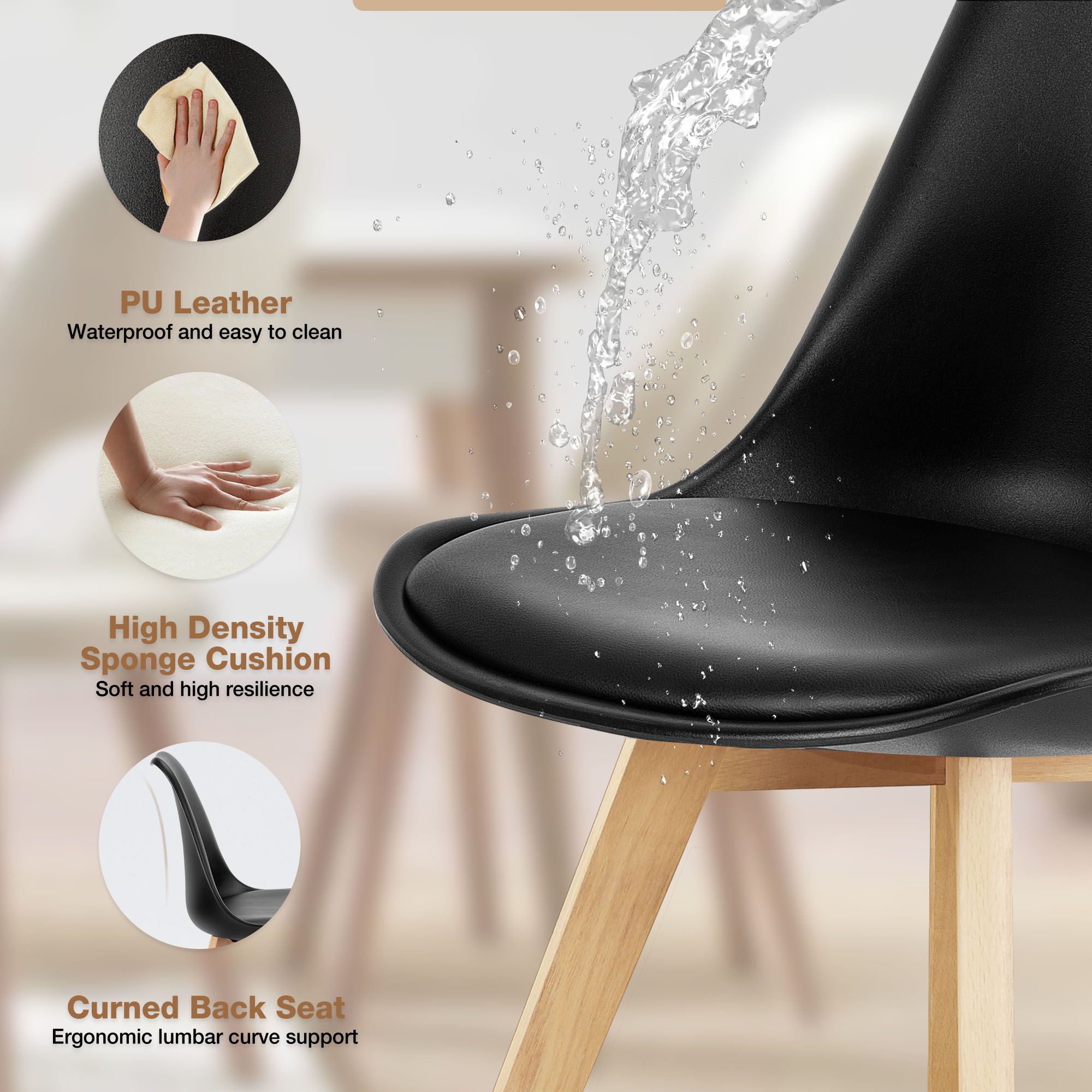 طقم كراسي تناول طعام من الجلد  - مراجعة Adirondack Chair Wood وسعره