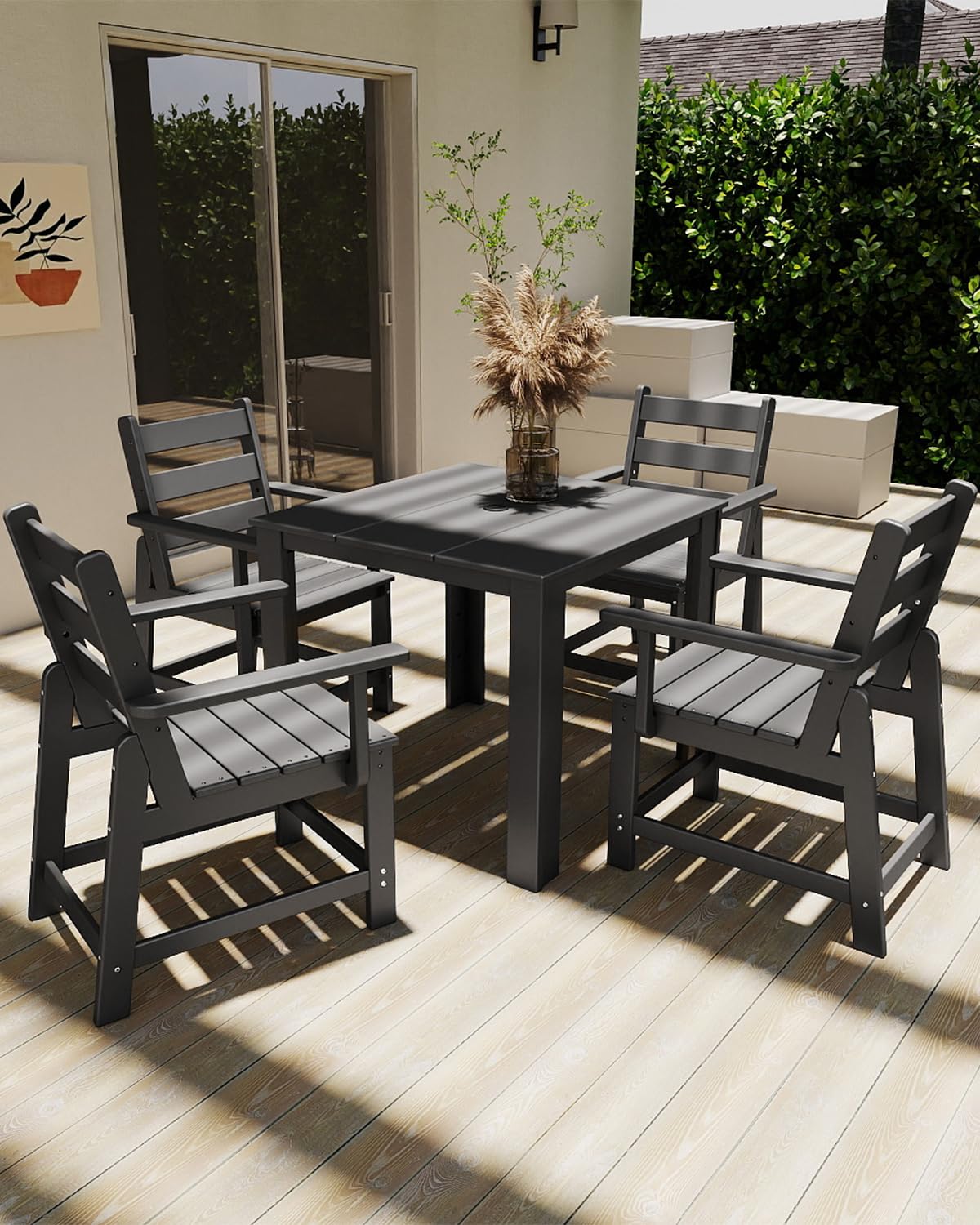 مجموعة كراسي طعام خارجية من ال - مراجعة Outdoor Furniture Dining Set وسعره