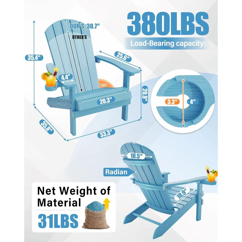 كرسي أديرونداك مع حامل أكواب،  - مراجعة Adirondack Chair Wood وسعره