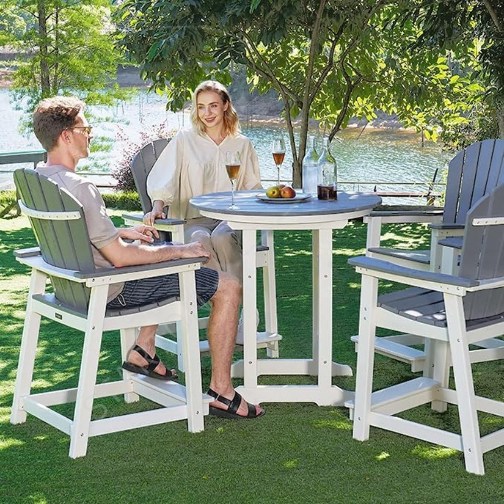 مجموعة كراسي آديرونداك طويلة ف - مراجعة Adirondack Chair Wood وسعره