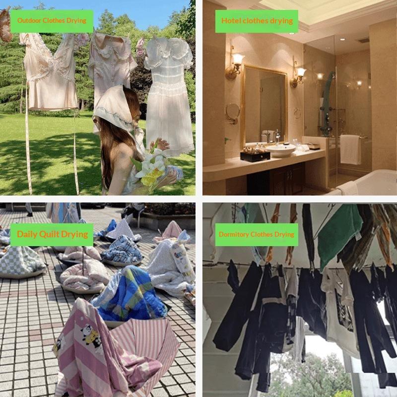 حبل تجفيف ملابس محمول قابل للس - مراجعة Outdoor Furniture Rope وسعره