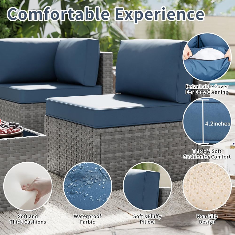 طقم أثاث خارجي مكون من 5 قطع م - مراجعة Outdoor Furniture Fire Table وسعره