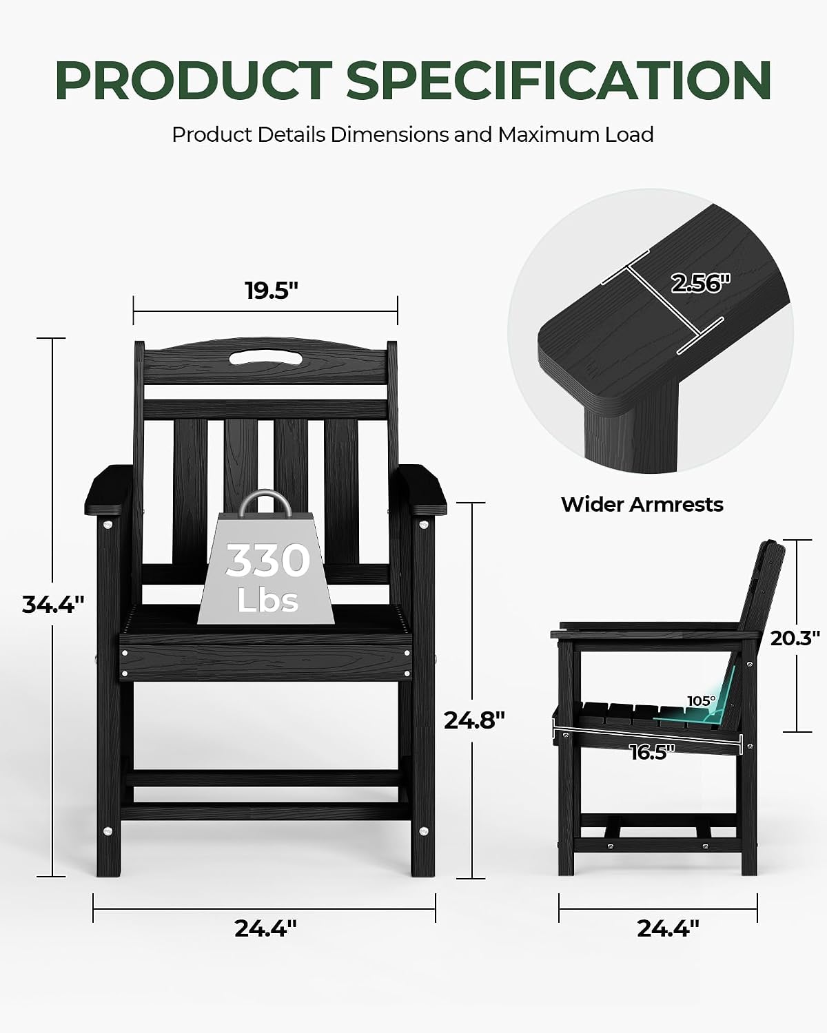 كراسي طعام خارجية مقاومة للعوا - مراجعة Outdoor Furniture Dining Set وسعره