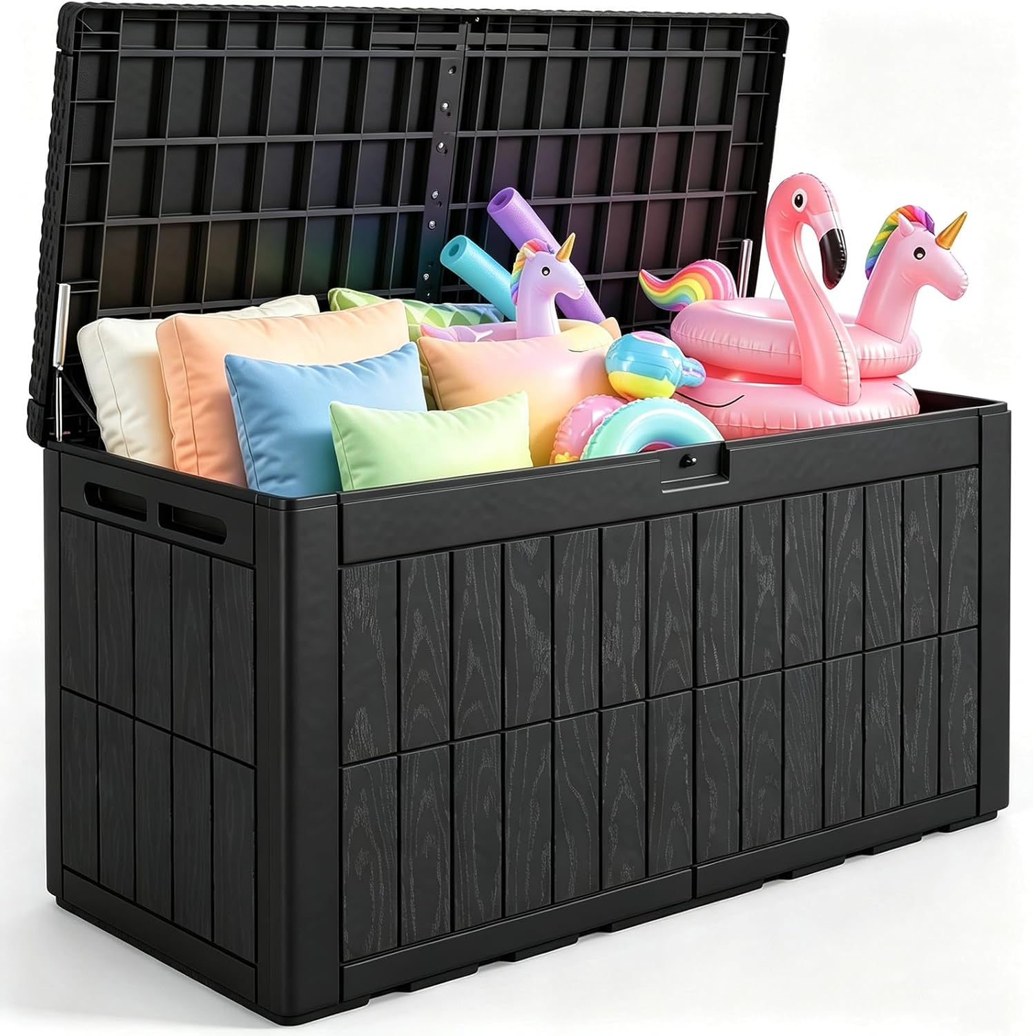 صندوق تخزين خارجي كبير سعة 120 - مراجعة Outdoor Furniture Weatherproof وسعره