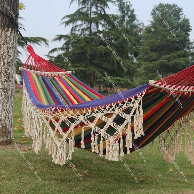 أرجوحة قماشية مزدوجة مع شراشيب - مراجعة Garden Swing Chair وسعره
