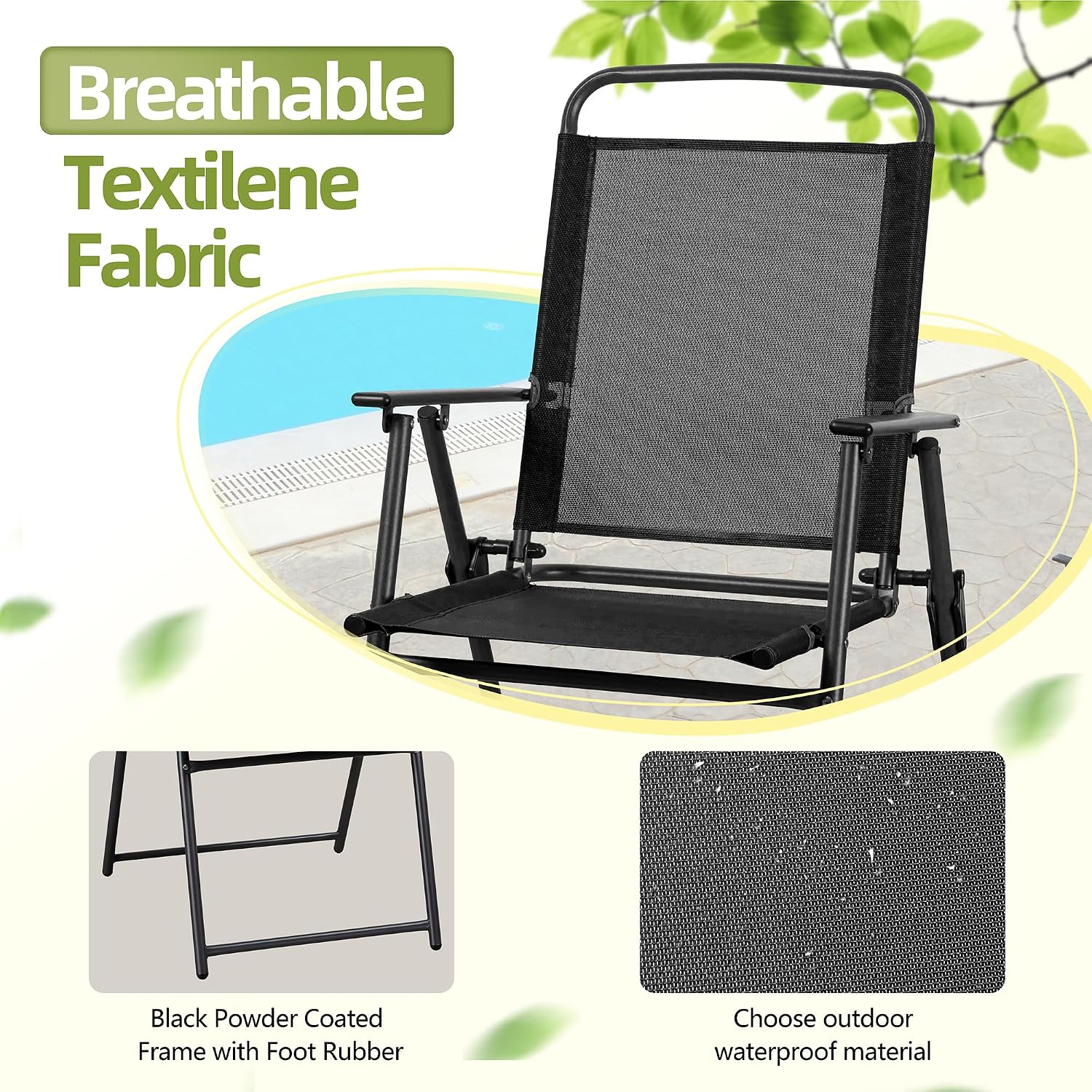 طقم طعام معدني للفناء الخارجي  - مراجعة Outdoor Furniture Sunbrella وسعره