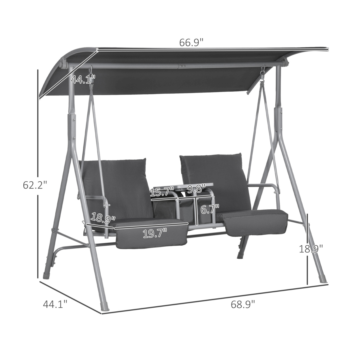 كرسي أرجوحة للفناء الخارجي، أر - مراجعة Garden Swing Chair وسعره