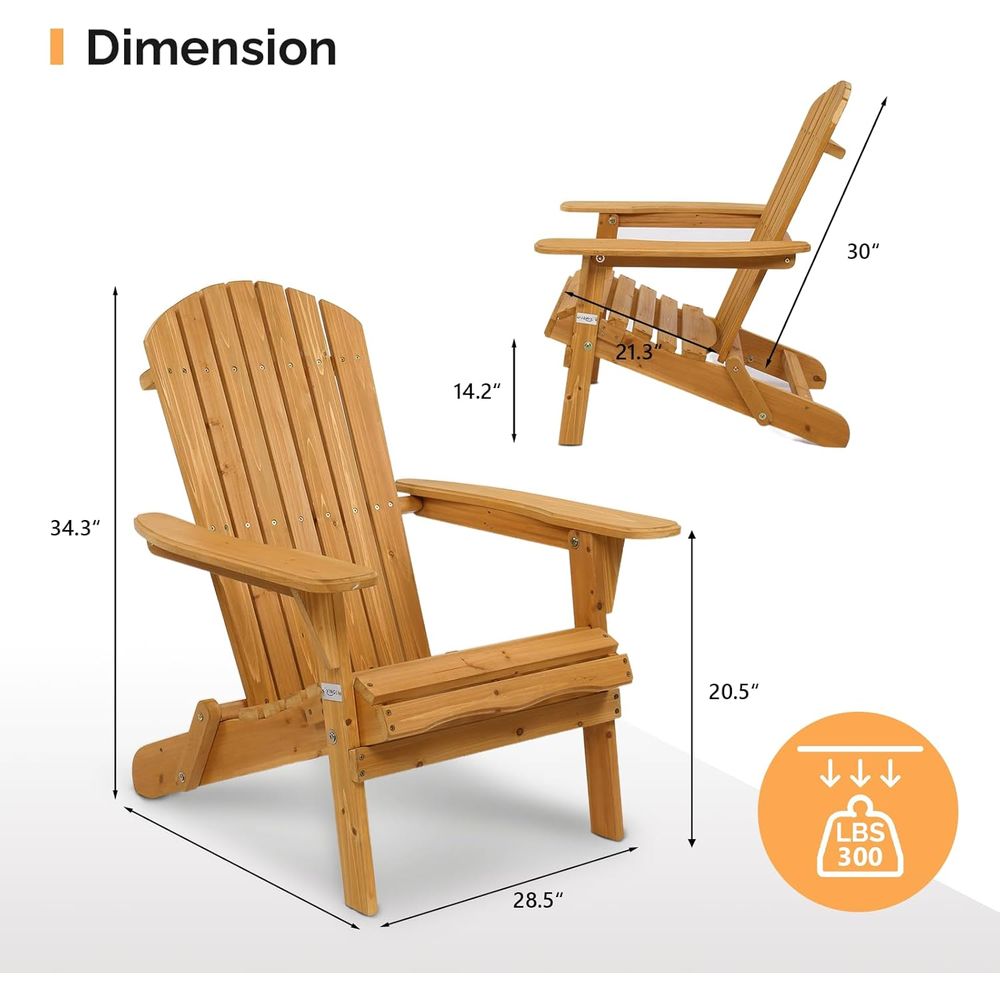 مجموعة كراسي أديرونداك قابلة ل - مراجعة Adirondack Chair Wood وسعره