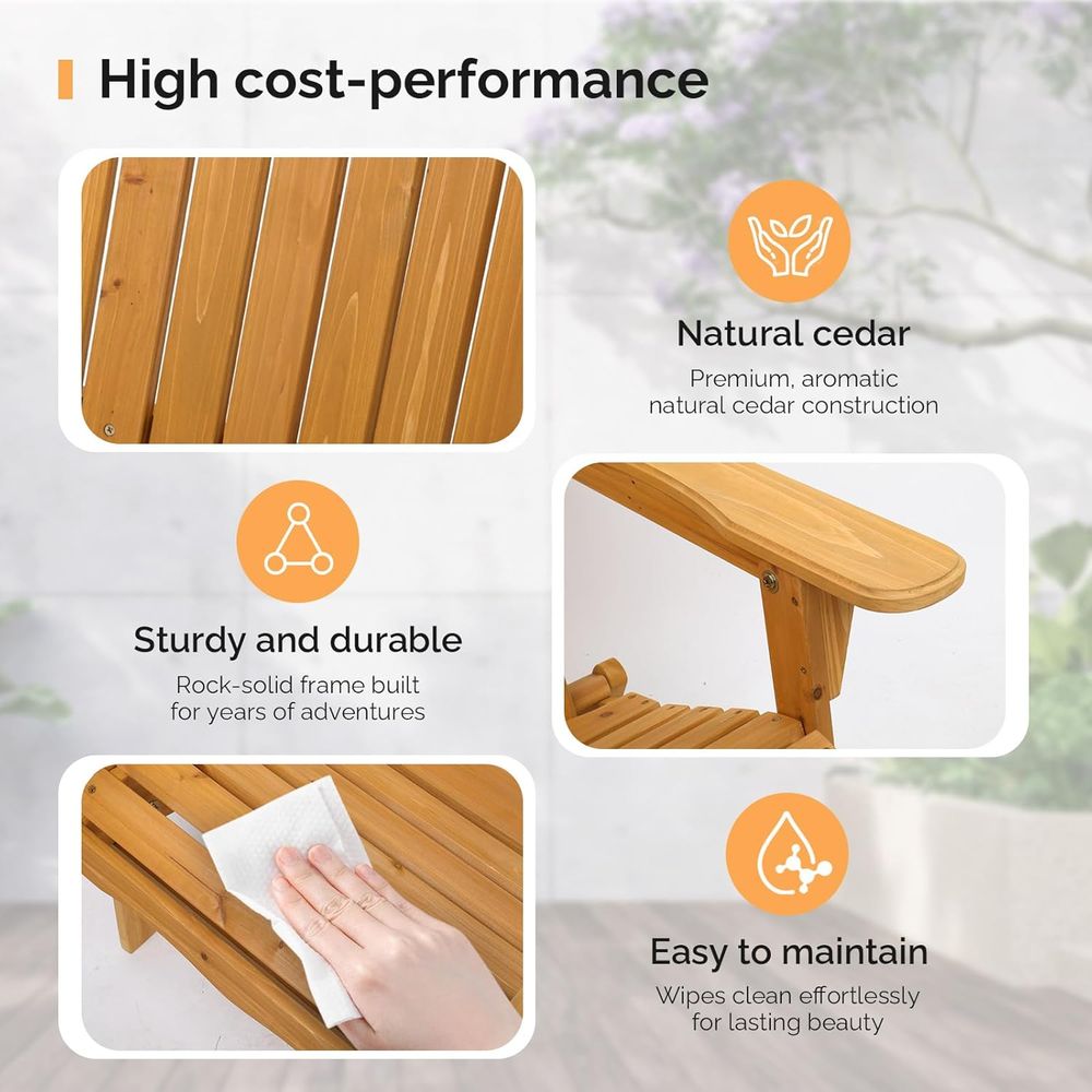 مجموعة كراسي أديرونداك قابلة ل - مراجعة Adirondack Chair Wood وسعره