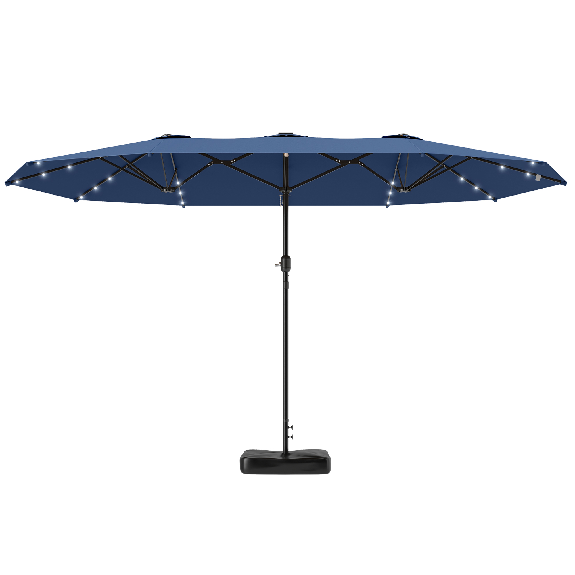مظلة شمسية مزدوجة الجوانب، مظل - مراجعة Outdoor Furniture Sunbrella وسعره