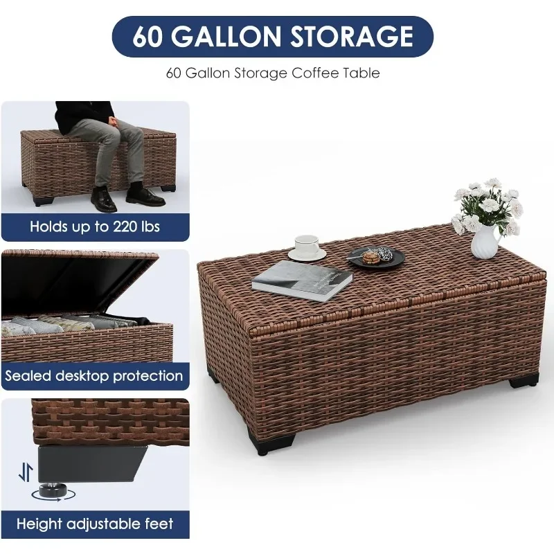 مجموعة اثاث مع طاولة حفرة النا - مراجعة Outdoor Furniture Fire Table وسعره