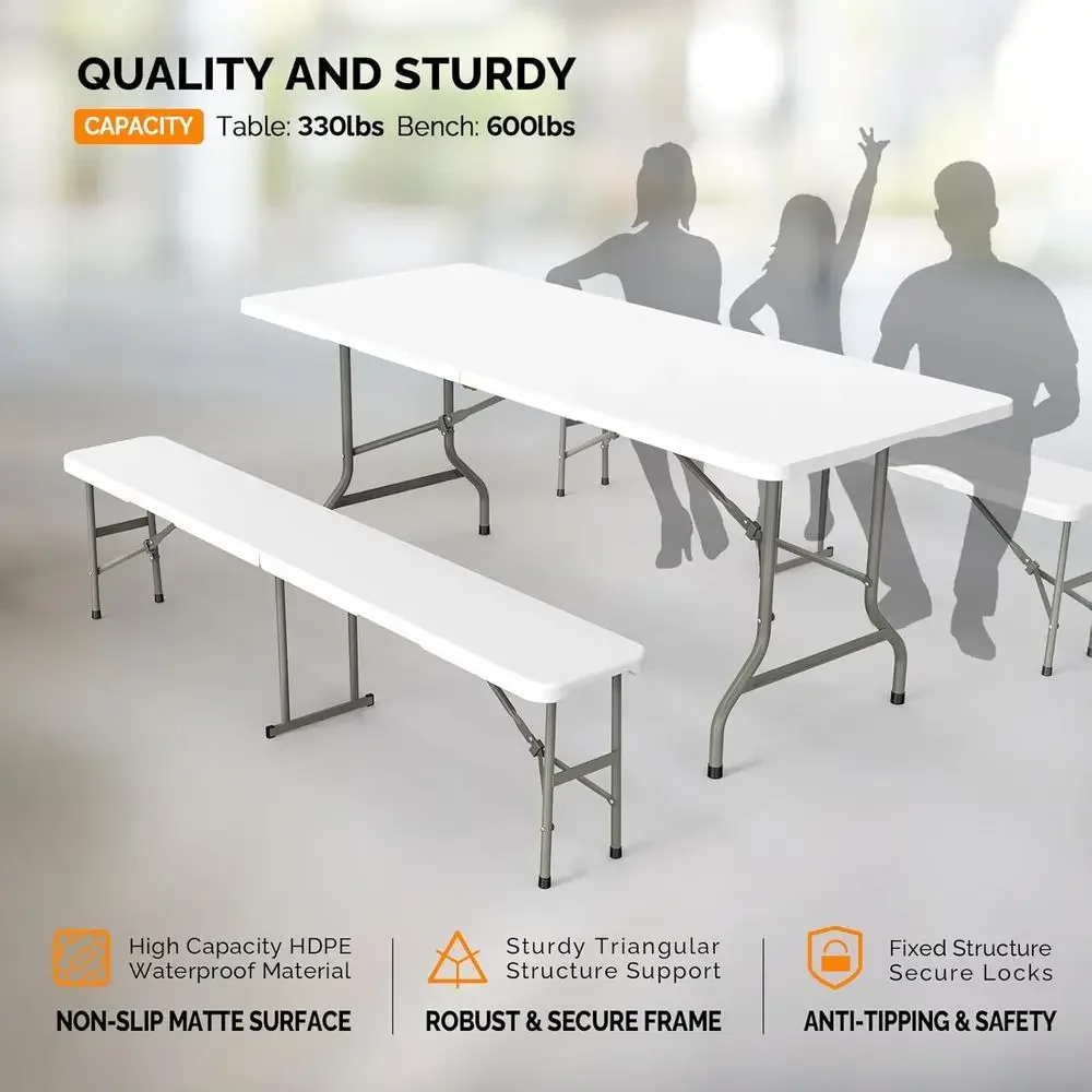 طقم طاولة نزهة خارجية مع مقعدي - مراجعة Outdoor Furniture Dining Set وسعره