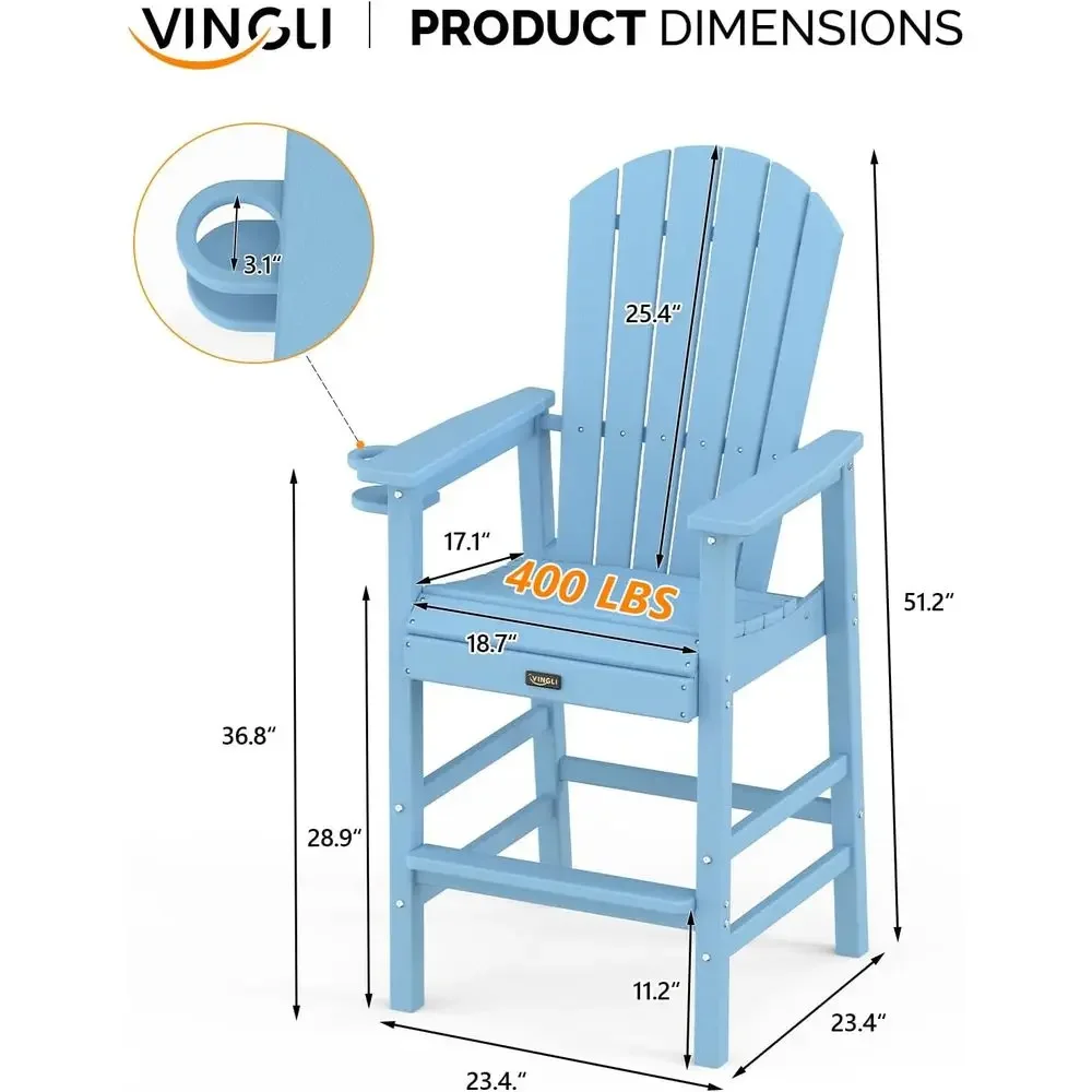 مجموعة من كرسيين أديرونداك بلا - مراجعة Adirondack Chair Wood وسعره