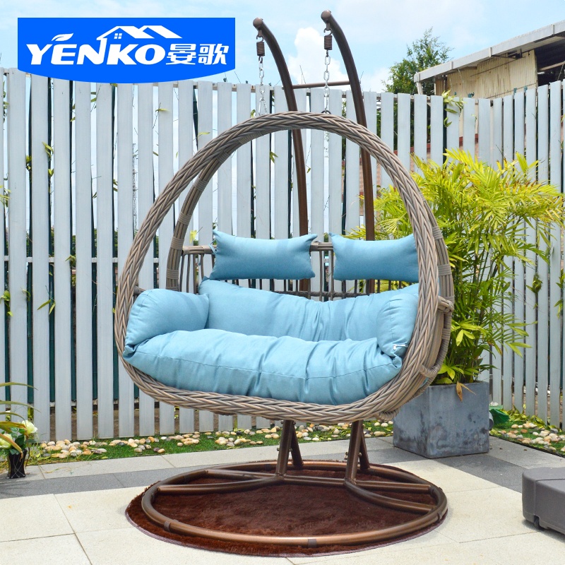 كرسي أرجوحة معلق بمقعدين، أثاث - مراجعة Garden Swing Chair وسعره