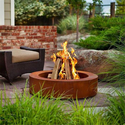 طقم أريكة خارجية مع طاولة موقد - مراجعة Outdoor Furniture Fire Table وسعره