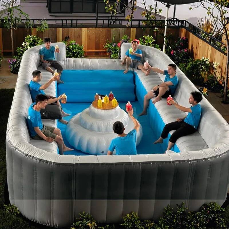 حمامات سباحة أريكة قابلة للنفخ - مراجعة Outdoor Furniture Lounge وسعره