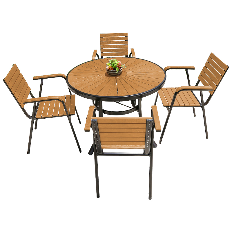 طاولة طعام خارجية دائرية عصرية - مراجعة Outdoor Furniture Dining Set وسعره