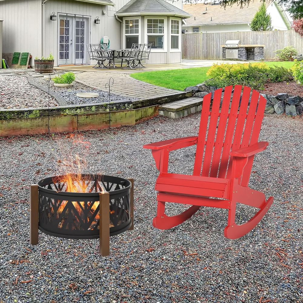 كرسي هزاز خشبي أديرونداك للاست - مراجعة Adirondack Chair Wood وسعره