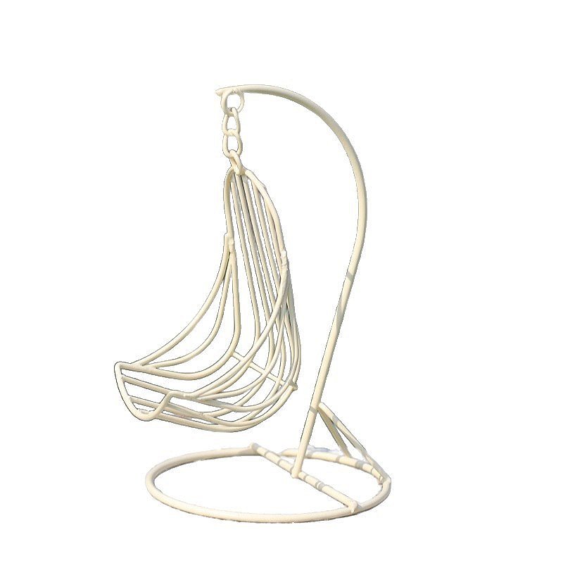 كرسي معلق معدني صغير على الطرا - مراجعة Garden Swing Chair وسعره