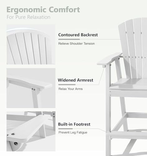 مجموعة من كرسيين أديرونداك طوي - مراجعة Adirondack Chair Wood وسعره