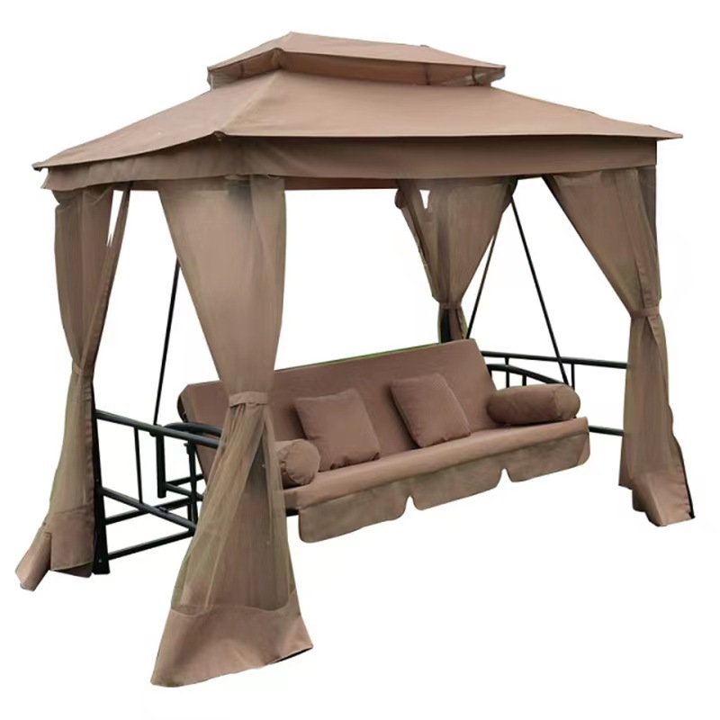 كرسي أرجوحة معلق للفناء مع مظل - مراجعة Garden Swing Chair وسعره