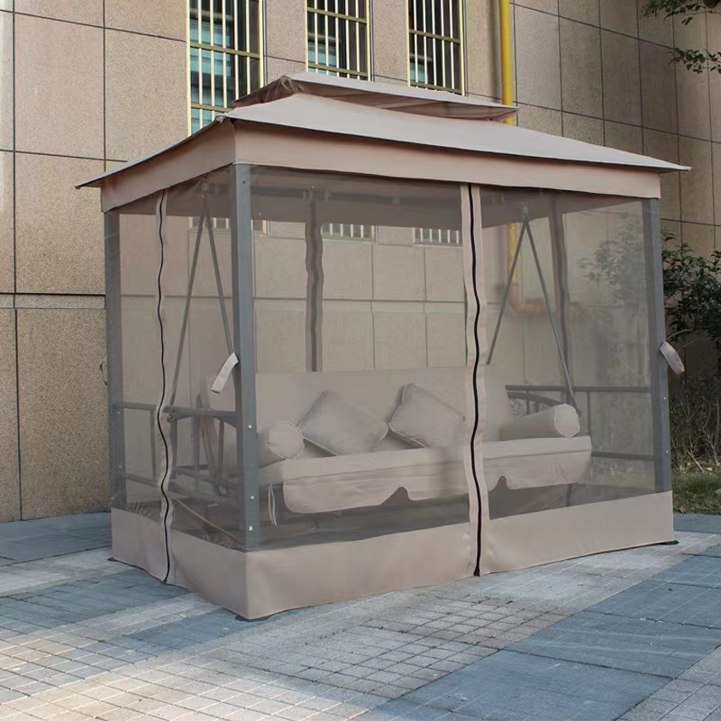 كرسي أرجوحة معلق للفناء مع مظل - مراجعة Garden Swing Chair وسعره
