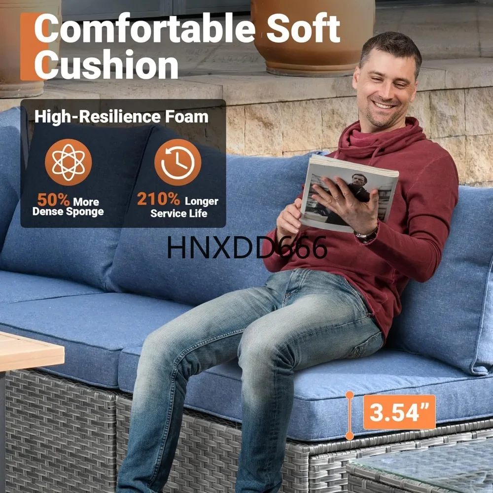 طقم أثاث خارجي مكون من 8 قطع م - مراجعة Outdoor Furniture Fire Table وسعره