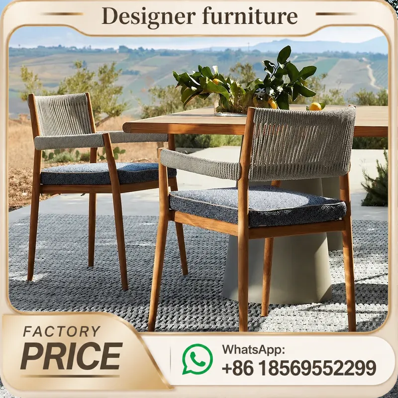 طقم أثاث فناء من خشب الساج للح - مراجعة Outdoor Furniture Dining Set وسعره