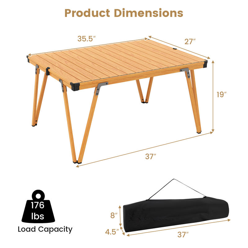طاولة نزهة قابلة للطي مقاس 93  - مراجعة Folding Picnic Table وسعره